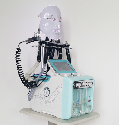 9 σε 1 H2O2 RF του προσώπου μηχανή φλούδας Hydradermabrasion Aqua μηχανών φυσαλίδων
