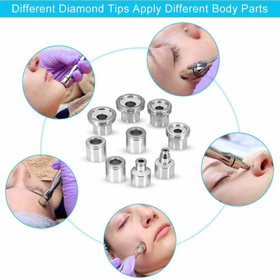 Φορητή μηχανή Microdermabrasion εγχώριων διαμαντιών/αεριωθούμενη του προσώπου μηχανή φλούδας